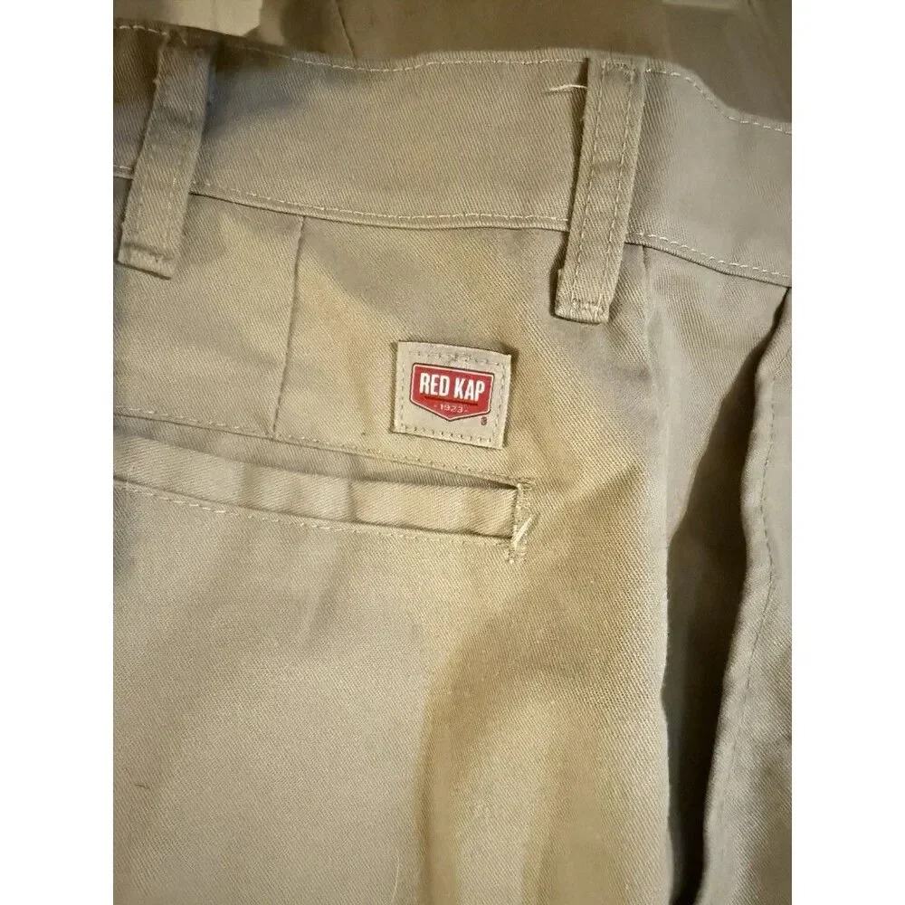 NWOT Red Kape Work Pants 40x35 New Never Been Worn! Kaki Color